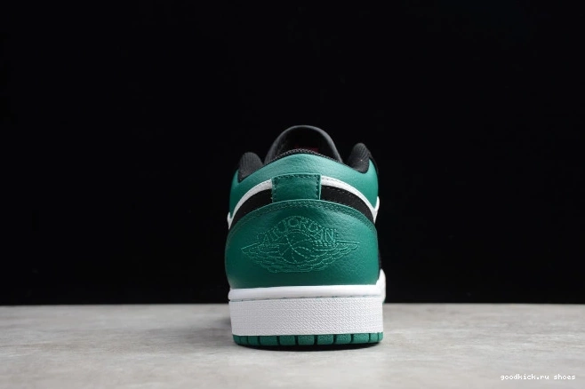 553558-113 Jordan 1 Mystic Air Green Low White Black 0820
